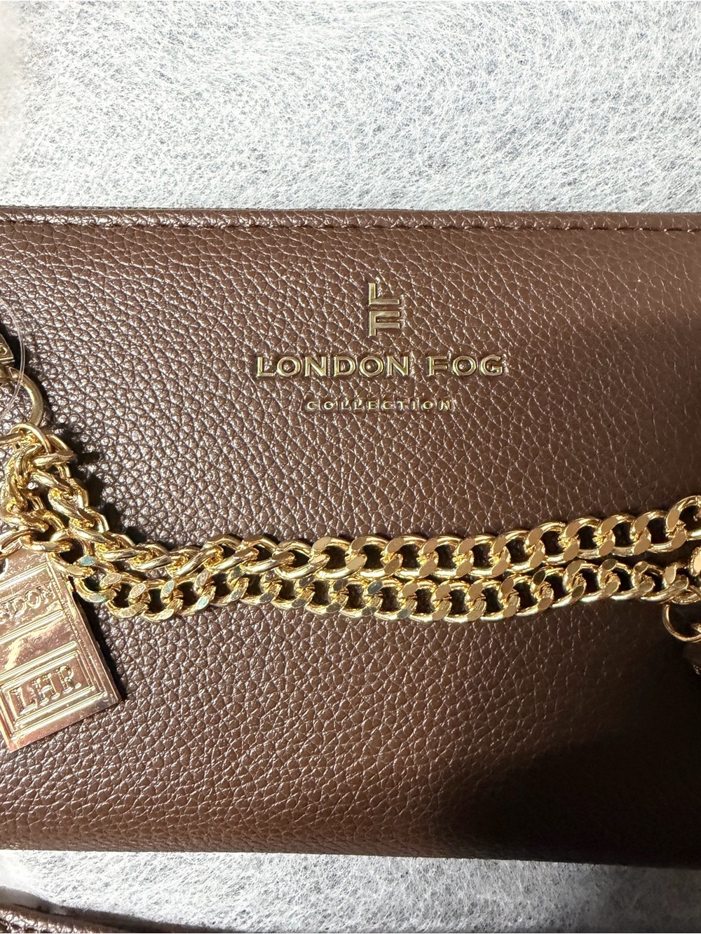 London Fog Brown Wristlet - Picture 2 of 4
